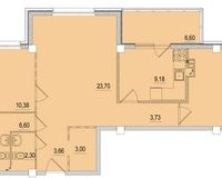 3-комнатная квартира 81.67 кв. м.