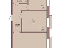 2-комнатная квартира 54.6 кв. м.